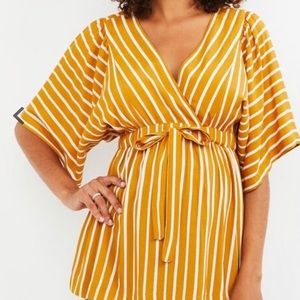 Tie Front Kimono Maternity Top